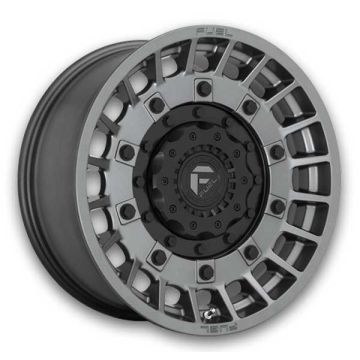 Fuel Wheels Militia 17x9 Matte Anthracite & Black 5x114.3/5x127 +1mm 78.1mm