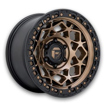 Fuel Wheels Unit 17x9 Bronze w/ Matte Black Ring 6x139.7 +1mm 106.1mm