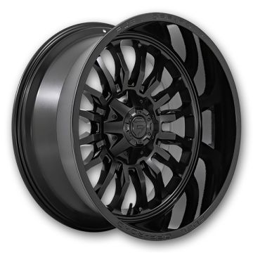 Fuel Wheels Arc 20x10 Matte Black w/ Gloss Black Lip 8x170 -18mm 125.1mm