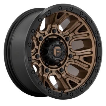 Fuel Wheels Traction 17x9 Matte Bronze w/ Black Ring 5x127 +1mm 71.5mm