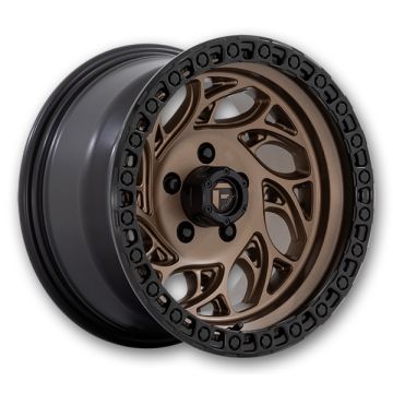 Fuel Wheels Runner OR 17x9 Bronze w/ Black Ring 6x139.7 +1mm 106.1mm