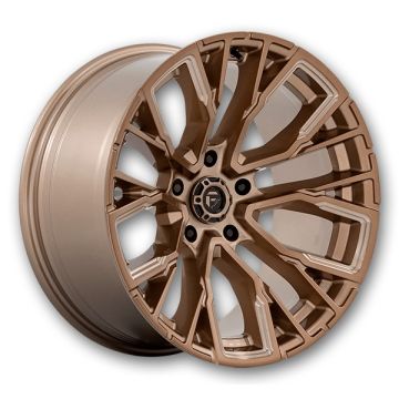 Fuel Wheels Rebar 22x12 Platinum Bronze Milled 6x135 -44mm 78.1mm