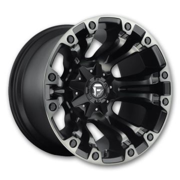 Fuel Wheels Vapor   20x10 Matte Black Gray Tint 6x135/6x139.7 -18mm 106.1mm