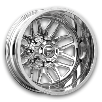 Fuel Wheels FF66D Dually 20x8.25 Polished - Rear 10x225 -202mm 170.1mm