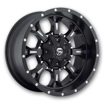 Fuel Wheels Krank 18x9 Matte Black Milled 5x114.3/5x127 +1mm 78.1mm