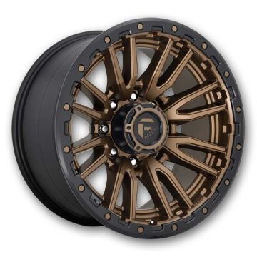 Fuel Wheels Rebel 8 22x12 Matte Bronze Black Bead Ring 8x170 -44mm 125.1mm