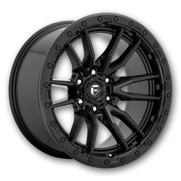Fuel Wheels Rebel 20x9 Matte Black 8x180 +1mm 124.3mm