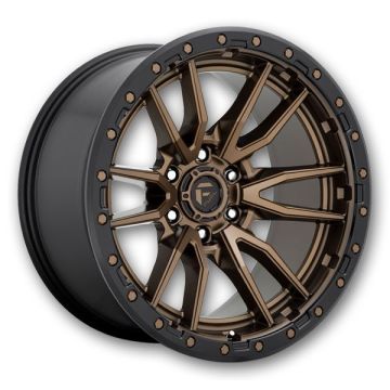 Fuel Wheels Rebel 6 16x8 Matte Bronze Black Bead Ring 6x139.7 +1mm 106.1mm