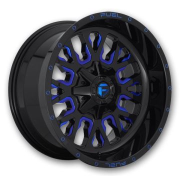 Fuel Wheels Stroke 17x9 Gloss Black Blue Tinted Clear 6x135/6x139.7 +1mm 106.3mm