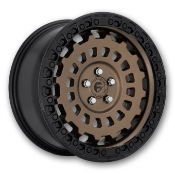Fuel Wheels Zephyr 17x8 Matte Bronze Black Bead Ring 5x100 +38mm 56.7mm