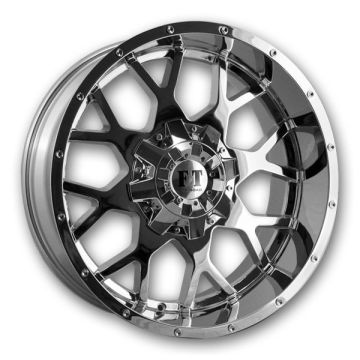 Full Throttle Wheels FT0151 SNIPER 17x9 Chrome 6x135/6x139.7 -12mm 108.1mm