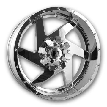 Full Throttle Wheels FT6052 18x9 Chrome 5x114.3/5x127 -12mm 78.1mm