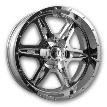Full Throttle Wheels FT6054 17x9 Chrome 5x127/5x135 -12mm 87.1mm