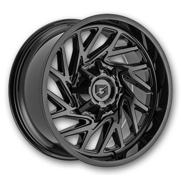 Gear Off Road Wheels 769 Sequence 17x9 Gloss Black 8x165.1/8x170 +18mm 130.8mm