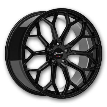 Gianelle Wheels Monte Carlo 20x8.5 Gloss Black 5x120 +25mm 72.56mm