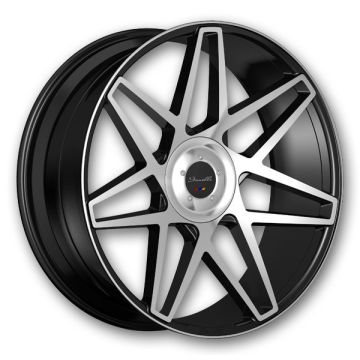 Gianelle Wheels Parma 26x10 Gloss Black With Machined Face 6x139.7 +15mm 78.1mm