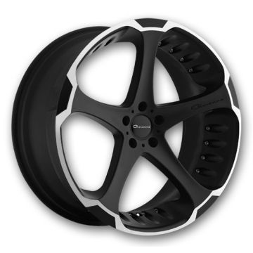 Giovanna Wheels Dalar 5 20x10 Black Machine Line 5x120 +20mm 72.56mm