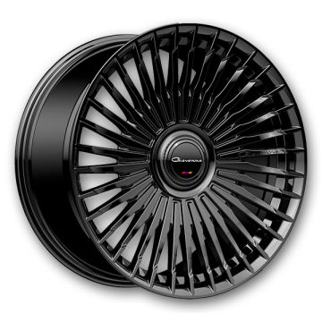 Giovanna Wheels Tulum Big Cap 22x10.5 Gloss Black 5x115 +25mm 71.6mm
