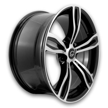 G Line Wheels G5056 19x8.5 Black Machine 5x120 +35mm 74.1mm