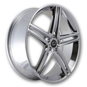 G Line Wheels G5179 22x8 Chrome 5x120 +35mm 74.1mm
