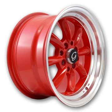 G Line Wheels G8014 18x8 Red With Machined 5x100/5x114.3 +30mm 73.1mm