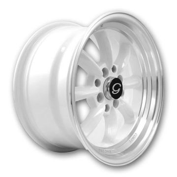 G Line Wheels G8014 18x8 White Machined 5x100/5x114.3 +30mm 73.1mm