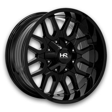 Hardrock Off-Road Wheels H709 Commander 22x10 Gloss Black 5x127/5x139.7 -25mm 87mm