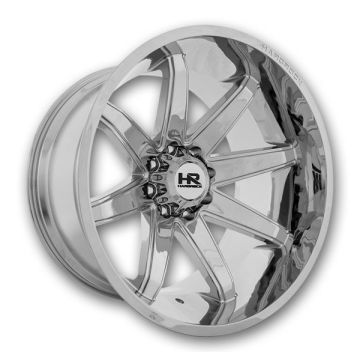 Hardrock Off-Road Wheels H502 Pain Killer Xposed 20x10 Chrome 8x165.1 -19mm 125.2mm