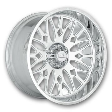 Hardrock Off-Road Wheels H907 22x12 Polish 6x139.7 -51mm 108mm