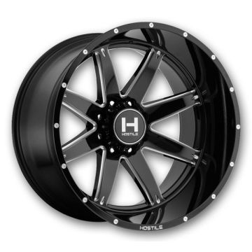 Hostile Wheels H109 Alpha 20x10 Blade Cut 8x180 -19mm 125.2mm