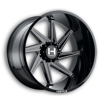 Hostile Wheels H119 Dagr 8lug 26x16 Blade Cut 8x170 -101mm 125.2mm