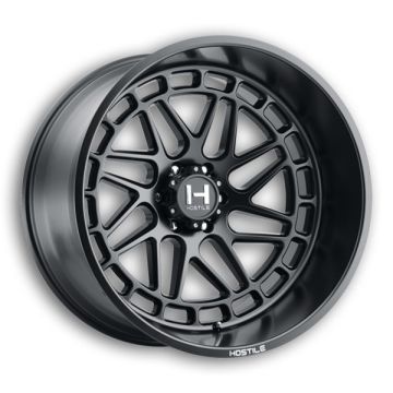 Hostile Wheels H122 Reaper 6lug 20x10 Asphalt 5x139.7 -19mm 87mm