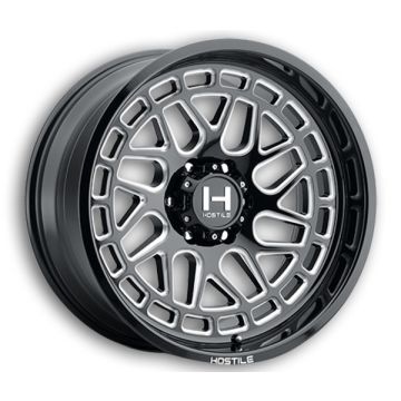 Hostile Wheels H122 Reaper 6lug 20x9 Blade Cut 5X150 0mm
