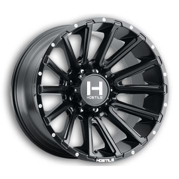Hostile Wheels H123 Typhoon 8lug 24x12 Asphalt 8x165.1 -44mm 125.2mm