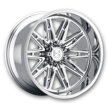 Hostile Wheels H126 Maniac 6lug 20x10 Armor Plated 5x139.7 -19mm 87mm