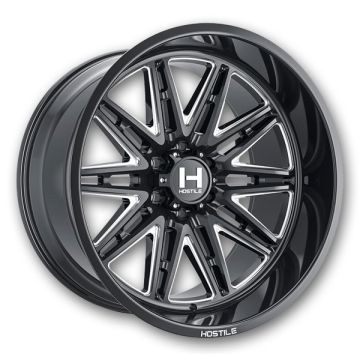Hostile Wheels H126 Maniac 6lug 20x12 Blade Cut 6x135 -44mm 87mm