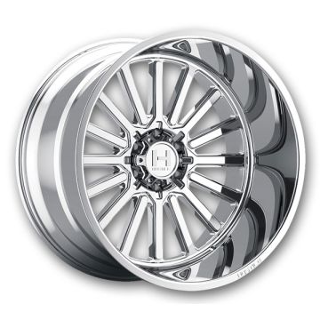 Hostile Wheels H127 Titan 6lug 22x10 Armor Plated 6x135 -25mm 87mm