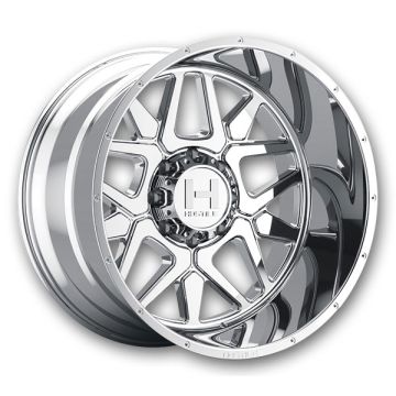Hostile Wheels H128 Diablo 8lug 20x10 Armor Plated 8x165.1 -19mm 125.2mm