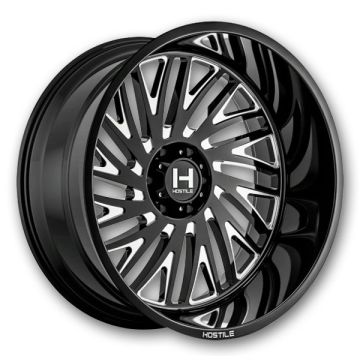 Hostile Wheels H131 Syclone 6lug 22x10 Blade Cut 6x139.7 -25mm
