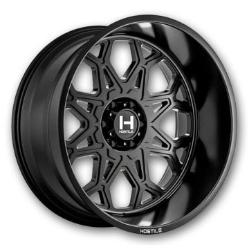 Hostile Wheels H132 Anvil 6Lug 20x9 Asphalt 6x139.7 0mm 106.1mm