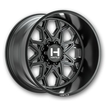 Hostile Wheels H132 Anvil 8Lug 20x9 Asphalt 8x170 0mm 125.2mm