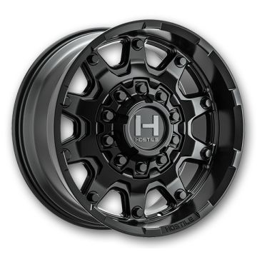 Hostile Wheels H134 Condor 8lug 18x9.5 Asphalt 8x165.1/8x170 0mm 125.2mm