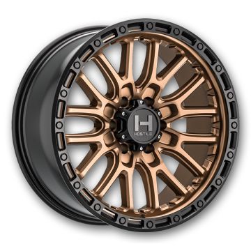 Hostile Wheels H135 Ridgecrest 6lug 17x9 Bronze 5x127 0mm 78.1mm