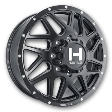 Hostile Wheels H401 Sprocket Dually 20x8.25 Asphalt - Front 8x200 123mm 142.2mm