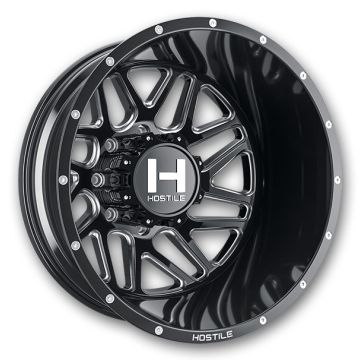 Hostile Wheels H401 Sprocket Dually 20x8.25 Blade Cut - Rear 8x210 -221mm 154.3mm