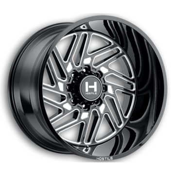 Hostile Wheels H116 Jigsaw 8lug 26x16 Blade Cut 8x180 -101mm 125.2mm
