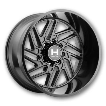 Hostile Wheels H116 Jigsaw 6lug 20x12 Asphalt 6x139.7 -55mm 106.1mm