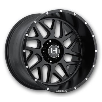 Hostile Wheels H108 Sprocket 6lug 20x9 Asphalt 6x135 10mm 87mm
