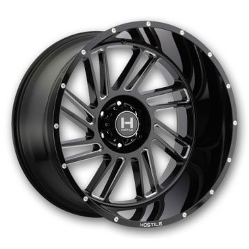 Hostile Wheels H110 Stryker 6lug 20x9 Blade Cut 6x139.7 0mm 106.1mm
