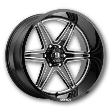 Hostile Wheels H117 Venom 20x12 Blade Cut 6x135 -44mm 87mm
